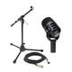 Electro-Voice ND46 Dynamic Instrument Microphone with Stand and Cable