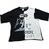 Disney Tops | Disney Star Wars "The Dark Side" Black And White Long Sleeve T-Shirt, Si | Color: Black/White | Size: Xl