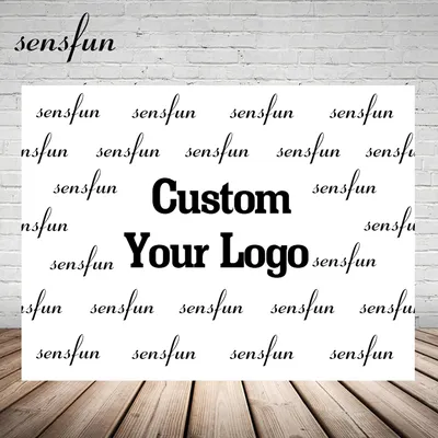 Sensfun Logo Photography Backgrounds Sweet 16 18 Birthday Event Party Repeat White Black Backdrops