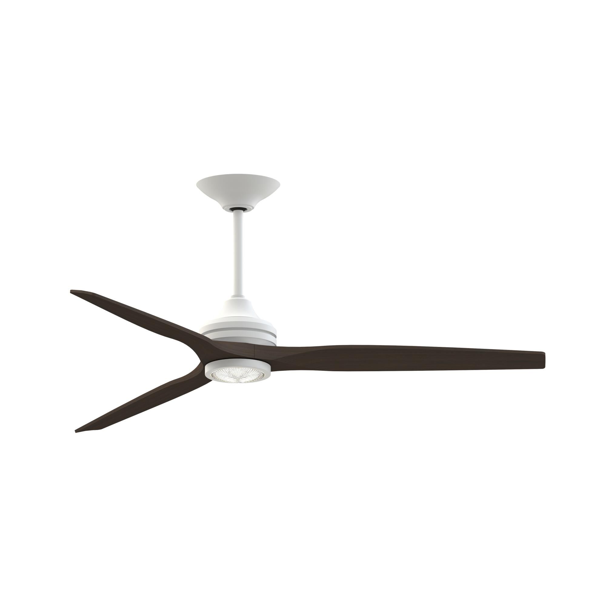 Fanimation Spitfire 64 Inch Ceiling Fan with Light Kit - FPD6721BMW-64DWA-LK