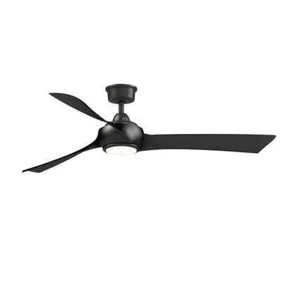 Fanimation Wrap Custom 60 Inch Ceiling Fan with Light Kit - FPD8530DZ-60BL-LK