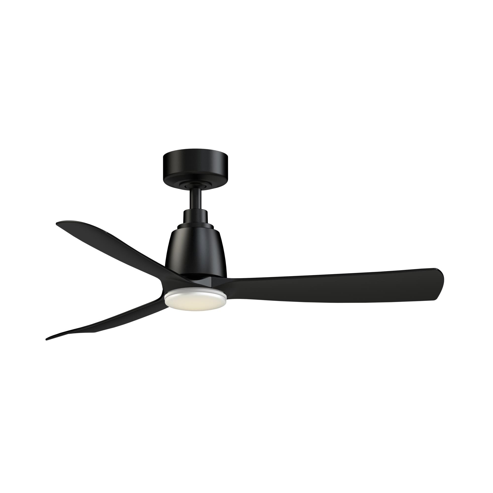 Fanimation Kute 44 Inch Ceiling Fan with Light Kit - FPD8547BL-LKMW