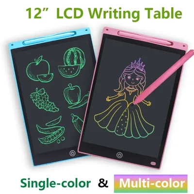 Digital LCD Writing Tablet Board 8/12 Inch Drawing Tablet Screen Kids Graphic Tablet Toys for