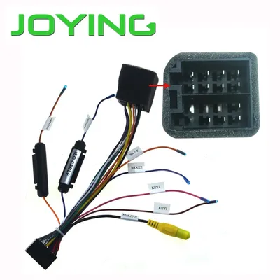Joying Universal ISO Wiring Harness Car Radio Power Adaptor Power Cable Radio Plug Only For Joying