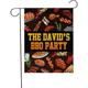 12x18 Inch Personalized BBQ Garden Flag Double Sided with Custom Name BBQ Flag for Outdoor House Barbeque Flag Yard Decoration Customized BBQ Party Flags Decorative for Porch Patio Backyard Poolside