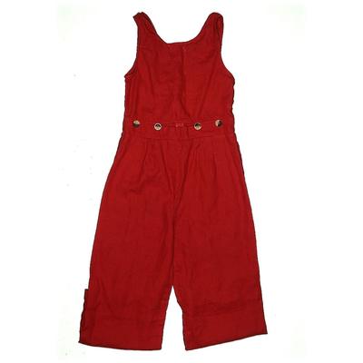 Zara Kids Jumpsuit: Red Solid Skirts & Jumpsuits - Size 13