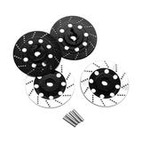 shamjina 4 Pieces RC Brake Disc 12mm for DIY Modified Parts 1:10 RC Truck Hobby Model black