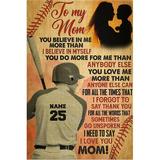 500 Piece Puzzle Baseball to My Mom from Son Family Puzzles Mother Day Birthday Wedding Graduation Gift