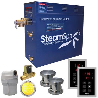 SteamSpa Royal 12 KW QuickStart Acu-Steam Bath Generator Package with