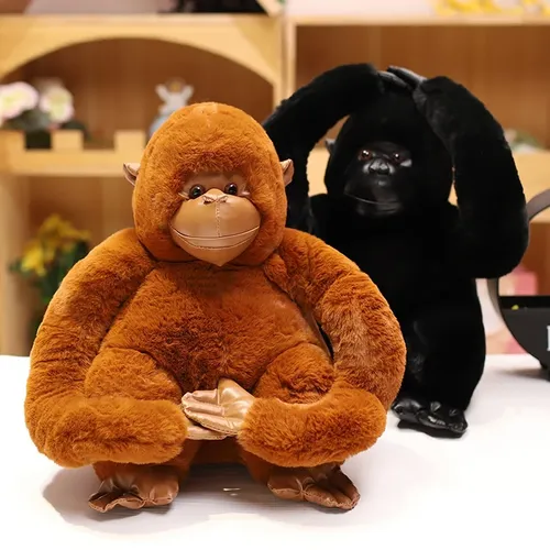 Realistische Gorilla Plüsch puppe exquisite Schimpanse König Kong Puppe fette Affen puppe Stofftier
