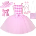 Barbi Prinzessin Tutu Kleid für Mädchen Halloween Geburtstags feier Kleidung Cosplay Film Barbi