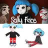 25cm Sally Gesicht Plüsch Sally Gesicht Gaming niedlichen weichen Sally Tier Figur weiche Puppe ein