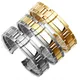 Armband Für Rolex DAYTONA GMT SUBMARINER Uhr Zubehör Metall Strap Edelstahl Pull Verschluss Armband