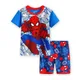 Kinder Set Wunder Spider-Man Mode Sommer Junge Pyjama T-Shirt Shorts 2 teile/sätze Kinder lässig