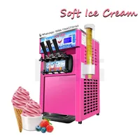 Kommerzielle 18l Soft eismaschine gefrorene Joghurt-Eismaschine mit 2 1 Geschmacks richtungen