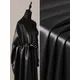 True Protein Leder Stoff weich schwarz seidig hochela tisch Leder Kleider tasche Stoff Stoff für DIY