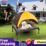 Outdoor erhöhtes Hunde bett faltbares erhöhtes Haustier bett mit abnehmbarem Baldachin Schatten Zelt