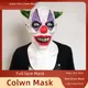 Cosplay böse Joker Maske Horror Killer Clown Latex Voll gesichts masken gruselig grün gehörnte rote