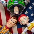 Neue Disney Spielzeug Anime Figuren Geschichte 4 sprechen Woody Buzz Jessie Rex Modell Puppen Action