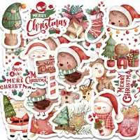 Etori leben 46 stücke aufkleber frohe weihnachts-und feiertags geschenke diy dekoration student