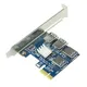 Adaptateur PCI-E à PCI-E H55F 1 à 4 emplacement PCI Express 1x à 16x USB 3.0 convertisseur de