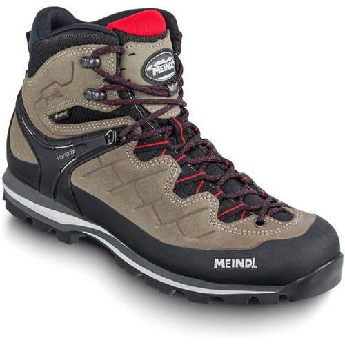 MEINDL Herren Trekkingschuh Litepeak GTX, Größe 42 ½ in natur/rot