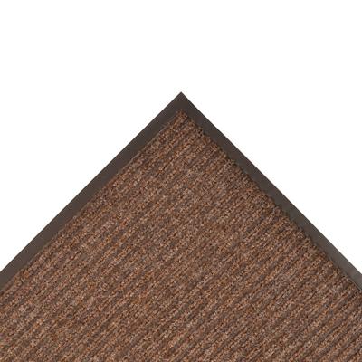 NoTrax 109S0034BR Brush Step Entrance Scraper Floor Mat, 3' x 4', 3/8" Thick, Brown
