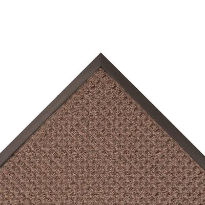 NoTrax 166S0046BR Guzzler Entrance Floor Mat, 4' x 6', 3/8" Thick, Dark Brown
