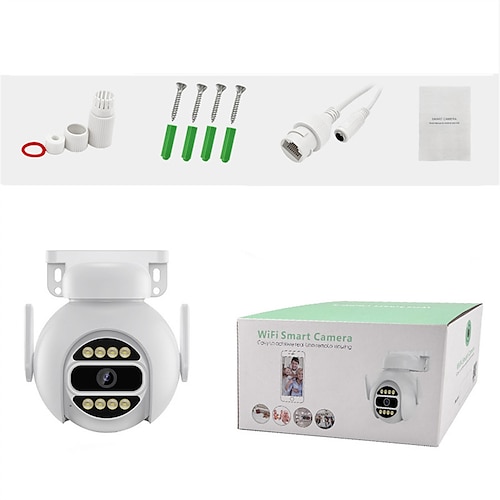 4MP Speed Dome Auto Tracking PTZ Kamera Smart Home Outdoor Wireless WiFi Kamera Überwachungsmonitor Image