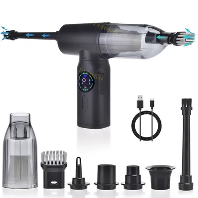 Portable Air Blower & Vacuum Cleaner 2 in 1 Compressed Air Duster 7500mAh Cordless Duster Blower
