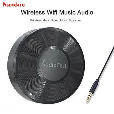 M5 AudioCast for Airplay Wireless Music Audio Speaker Receiver 2.4G WIFI Hifi Music for DLNA Airplay