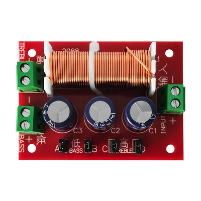 YLY-2088 2 Way Crossover Filters Module 400W Audio Speaker Frequency Divider Adjustable Full Range