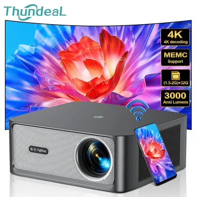 ThundeaL TD98Pro 1080P Full HD Projector 4K Android WiFi Projetor Auto Focus TD98 Pro 3D Smart Home Theater Video Outdoor Beamer