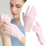 Farvoery Gloves For Gel Nail Lamp Protective Gloves For Gloves Nail Skin Care Fingerless Gloves To Hands Home Outdoor Use