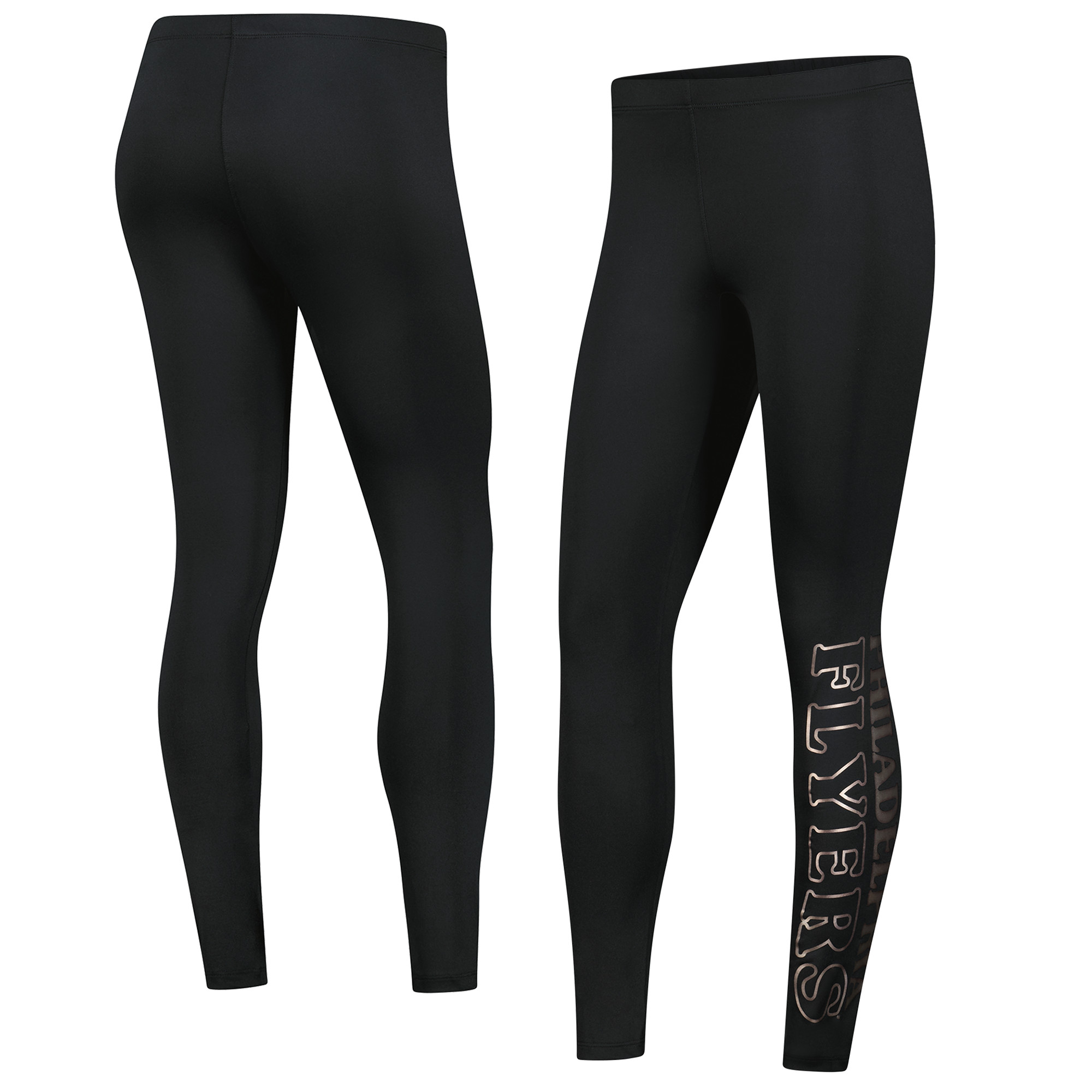 Women's G-III Sports by Carl Banks Black Philadelphia Flyers Stadium Leggings Image