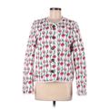 J.Crew Factory Store Jacket: White Floral Jackets & Outerwear - Women's Size 8