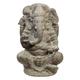 Stein Figur Ganesha Skulptur Hinduismus Buddhismus Gott f. innen & außen Götterbote Ganapati Geschenk Lavastein Grau ca. 80 cm
