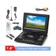 7.8" Portable DVD Player Digital Multimedia Player U Drive FM TV Game
