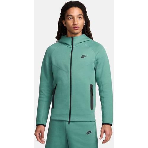 NIKE Herren Unterjacke M NK TCH FLC FZ WR HOODIE, Größe M in Blau