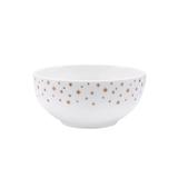Mikasa Millie Gold 6-In Appetizer Bowls, Set Of 4 Bone China/All Ceramic in White/Yellow | 2.76 H x 6 W x 6 D in | Wayfair 5289325
