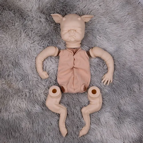 17inch Reborn Puppe Kit Witdiy Fliegen Rehe Unfinished Unlackiert Reborn Kit DIY Blank Puppe Teile