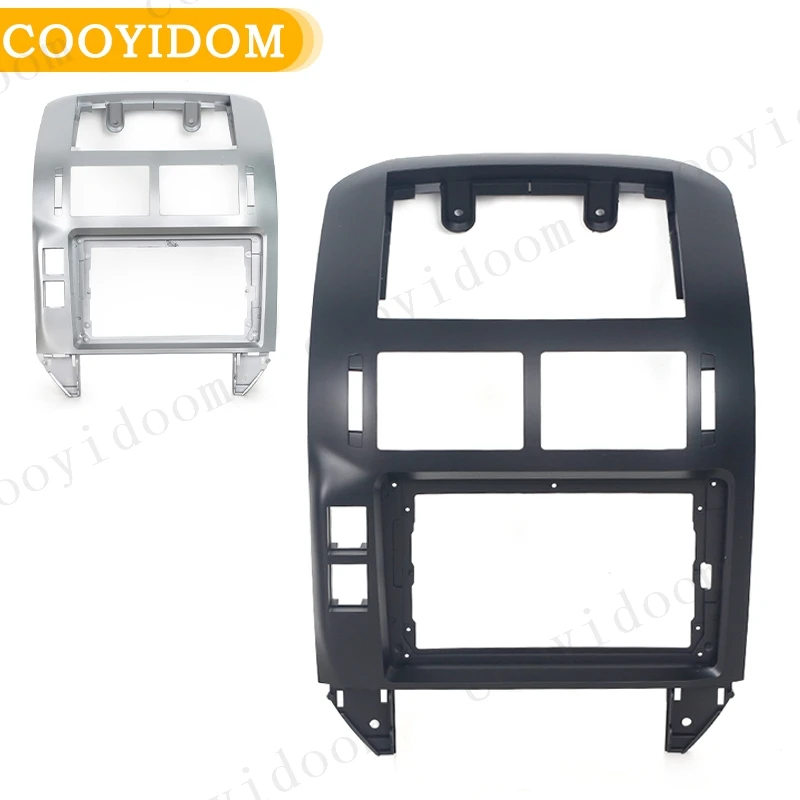 9 zoll Für Volkswagen POLO 2004 2005 2006 2007-2011 Auto Innen Vorne Dash Center DVD Rahmen Audio Fitting Adapter dash Trim Image