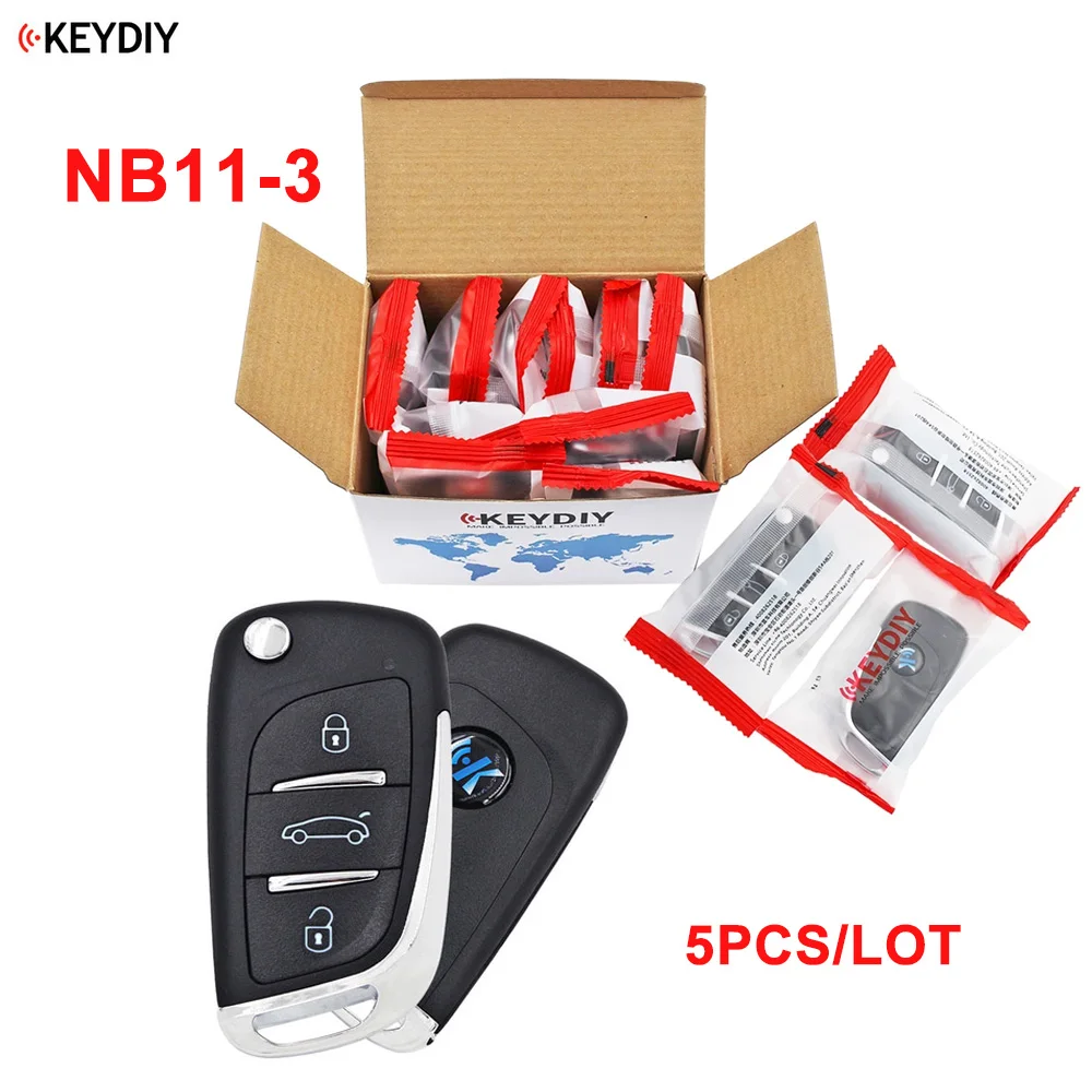 1PCS 5 TEILE/LOS KEYDIY NB11-3 Multi-funktionale Universal Remote Key für KD900 + URG200 KD-X2 NB-Serie NB11-3 SCHLÜSSEL Image