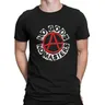 Anarchie anarchist Symbole keine Götter keine Meister T-Shirt Grafik Männer Tops Vintage Grunge