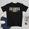 Più Design bandiera Colombia maglietta da uomo colombiana T-shirt T-shirt o-collo T-shirt donna