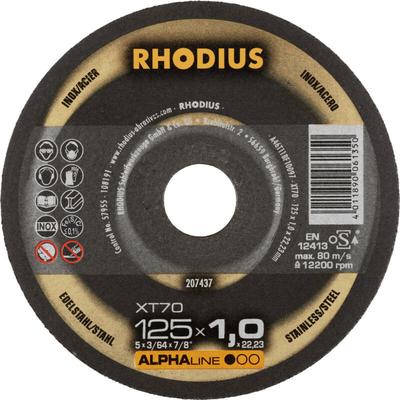 XT70, 100 Stück, 125 x 1,0 mm, Trennscheibe - Rhodius