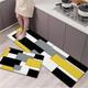 Tapis géométrique Tapis de Cuisine Tapis de Sol antidérapant résistant à l'huile Tapis de Salon Tapis intérieur extérieur Tapis de Chambre décor Tapis de Salle de Bain Tapis d'entrée Tapis de Porte
