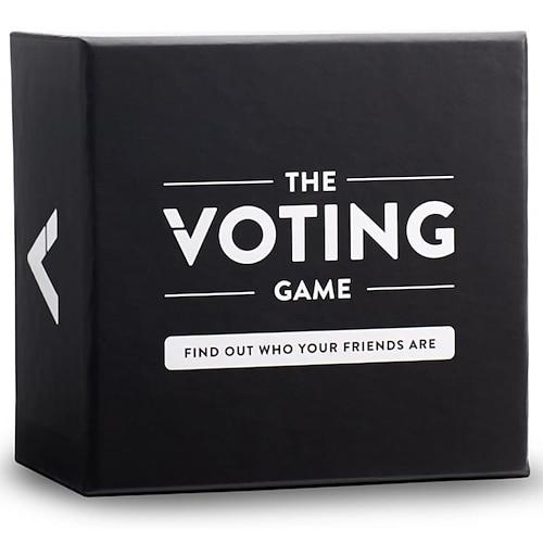 Das Abstimmungsspiel, ganz in Englisch, für Erwachsene, Wahl, Puzzle, Party, Familienparty, Spiel, Karte, Brettspiel