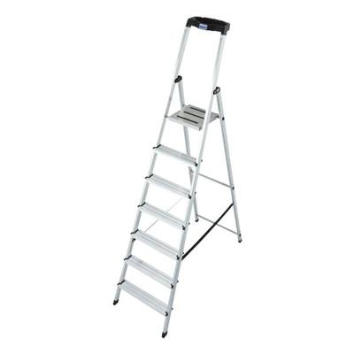 Stehleiter »MONTO Safety« 7 Stufen silber, Krause, 230 cm