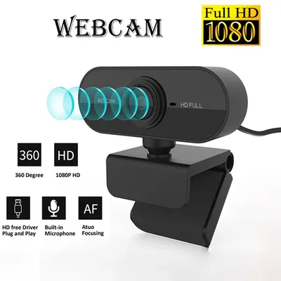 1080P Full HD Mini Web Camera PC With Microphone USB Plug Support Desktop Laptop Suitable For Video